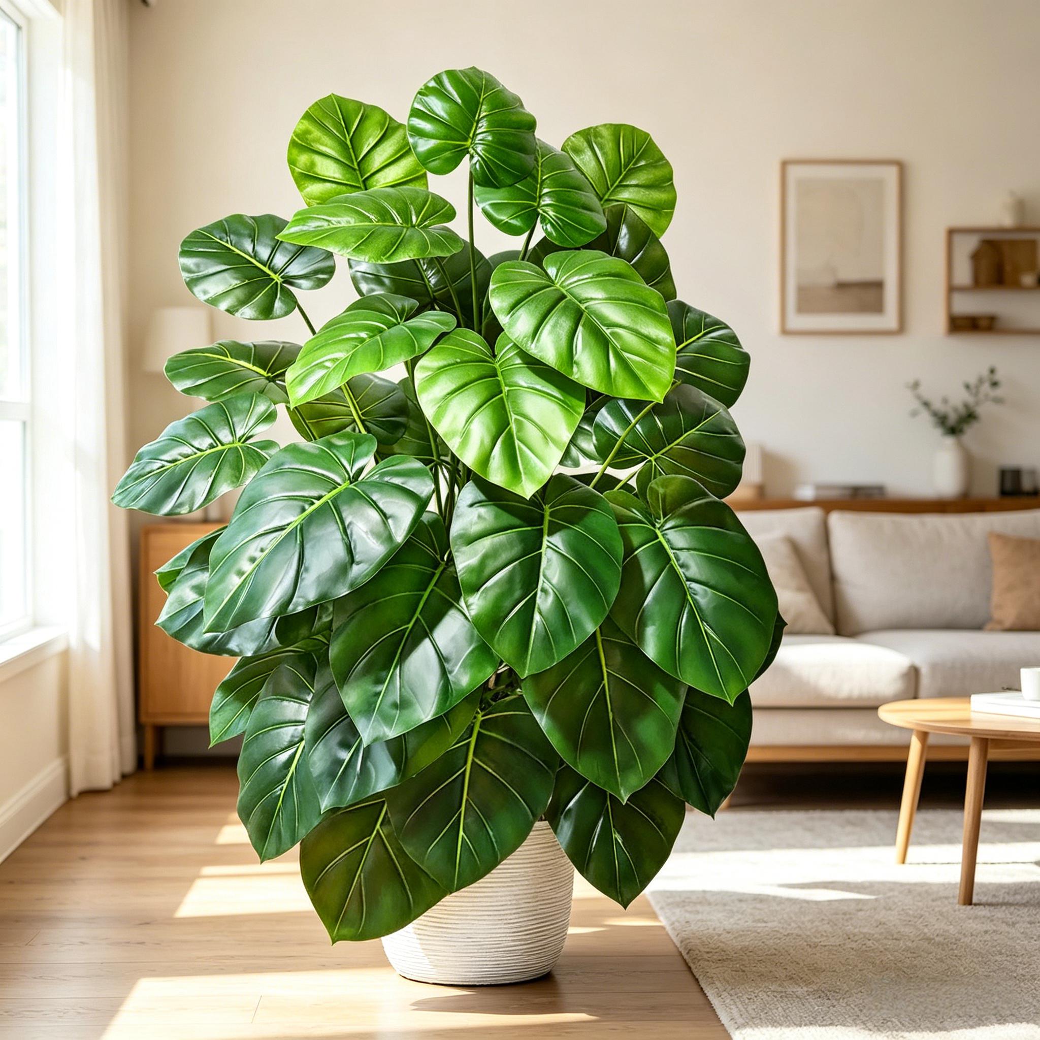 60-105cm Lifelike Artificial P - Monstera Adansonii 评论和价格
