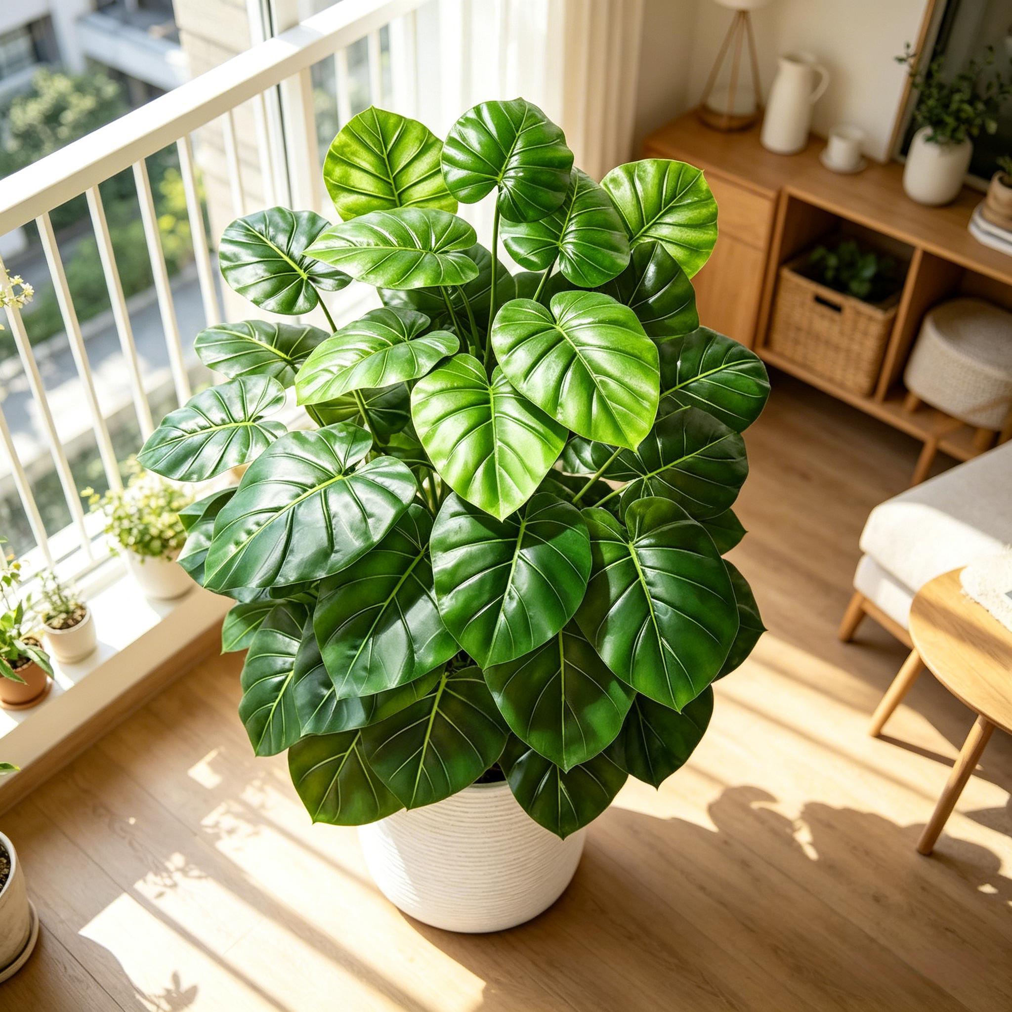 60-105cm Lifelike Artificial P - Monstera Adansonii 评论和价格