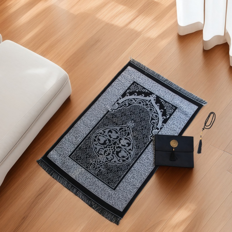 3pcs/set Muslim Prayer Mat Set - Maranta Prayer Plant 评论和价格