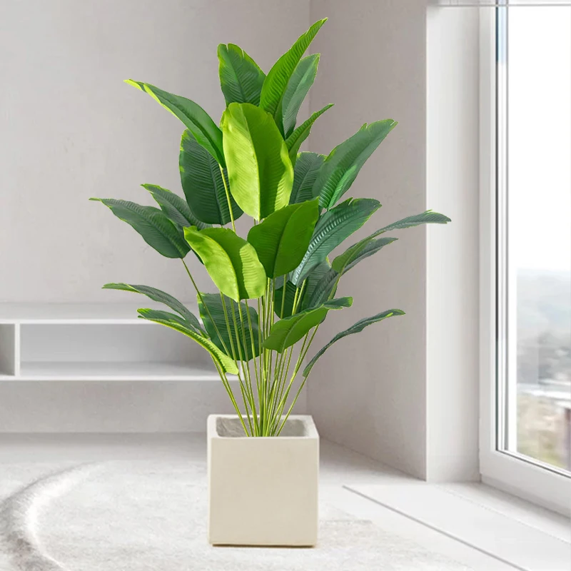 1pc Artificial Plants Large Tr - Monstera Adansonii 评论和价格
